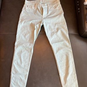 Hudson light wash skinny jeans